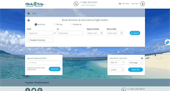 Desktop Screenshot of clickmytrip.com